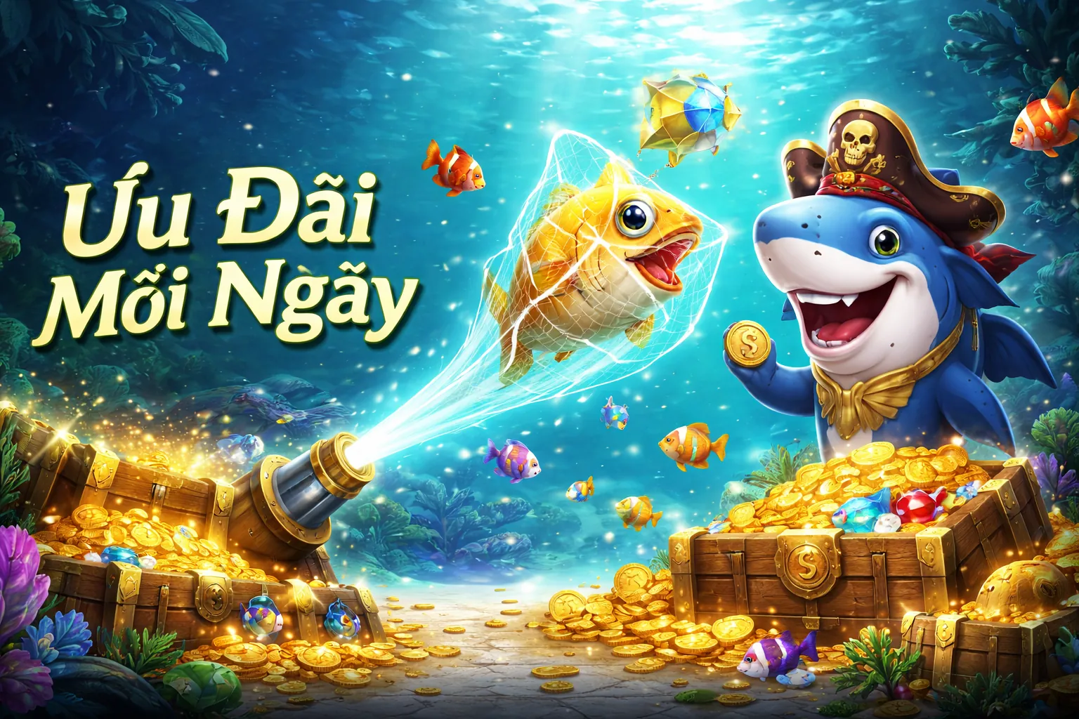 Tổng quan giao diện các trò chơi bắn cá tại f1680 link mới nhất